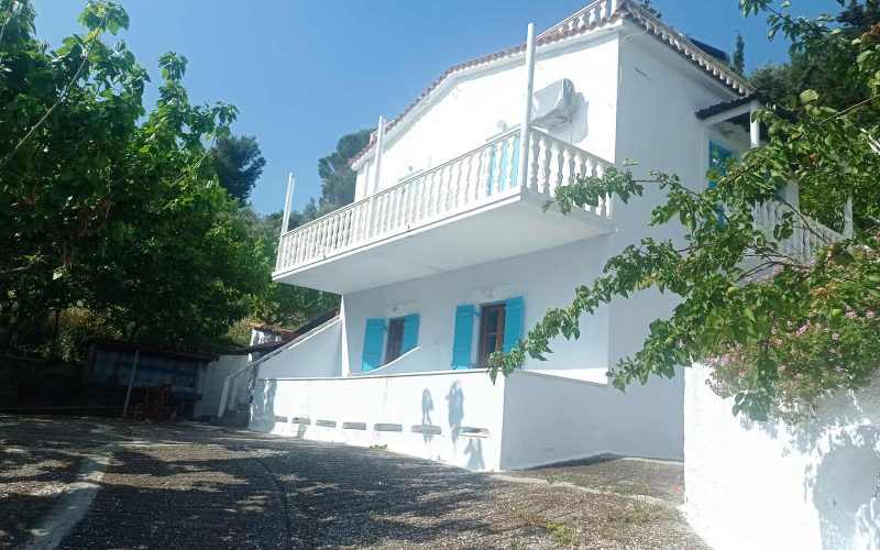 Spacious beach front property on Skopelos Island. The main building