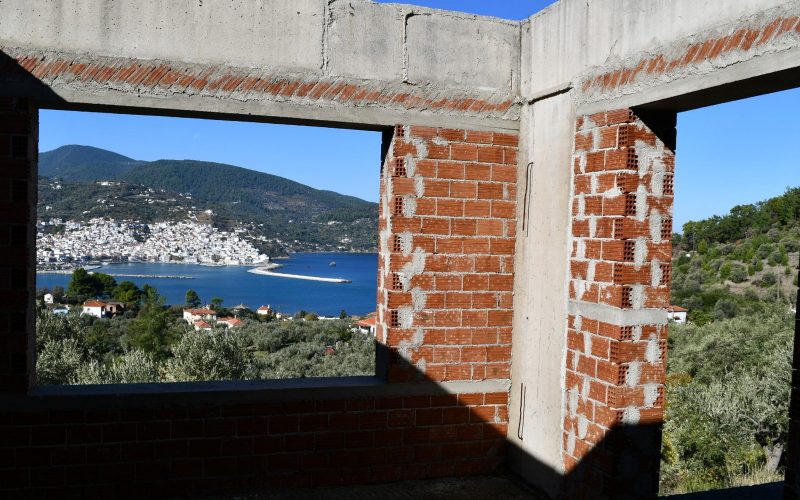 Unfinished construction in walking distance to Skopelos Town