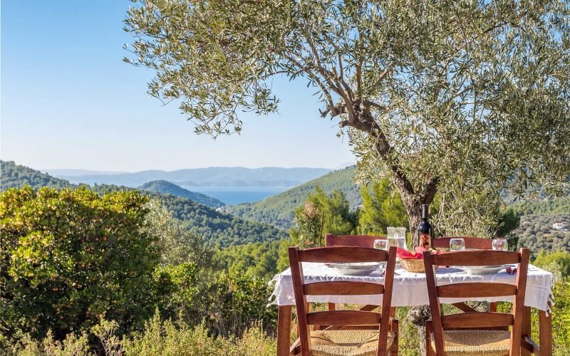 Beautiful Villa with Panoramic Views close to Panormos