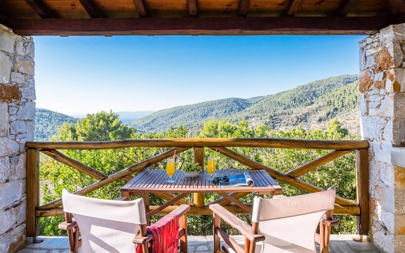 Beautiful Villa with Panoramic Views close to Panormos